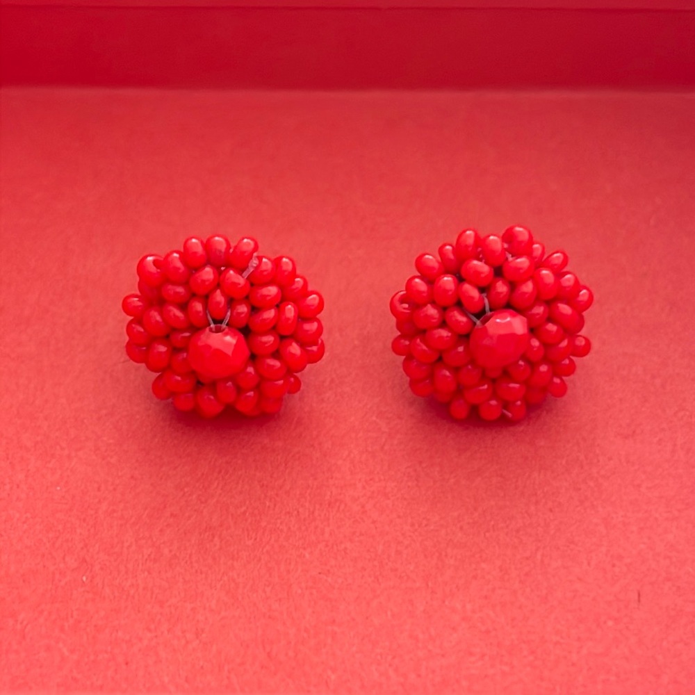 Hand Beaded Chaquira Earrings